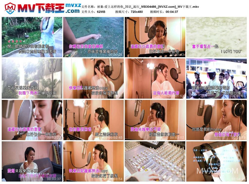 祯襄-爱上这样的你_国语_流行_MB304486